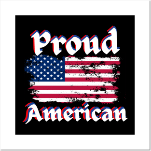 Proud American Presidential Election 2024 Patriotic Citizen Politics Posters and Art